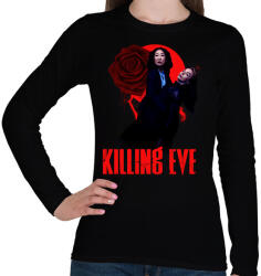 printfashion killing eve - Női hosszú ujjú póló - Fekete (2572492)