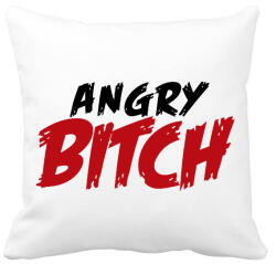 printfashion Angry Bitch - Párnahuzat, Díszpárnahuzat - Fehér (2547195)