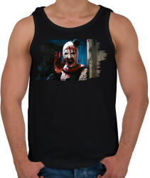 printfashion Terrifier bohócrém - Férfi atléta - Fekete (14811960)