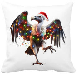 printfashion Táncoló karácsonyi party keselyű - Párnahuzat, Díszpárnahuzat - Fehér (15262528)
