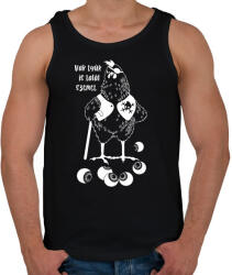 printfashion Vak tyúk is talál szemet - Férfi atléta - Fekete (1201575)