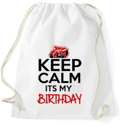 printfashion Nyugi, ez az én születésnapom - Sportzsák, Tornazsák - Fehér (1153821)