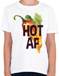 printfashion Kib*szott csípős paprika - Gyerek póló - Fehér (1527180)