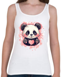 printfashion Panda - Női atléta - Fehér (16791581)