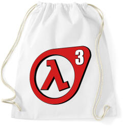 printfashion Half Life 3 - Sportzsák, Tornazsák - Fehér (2005986)