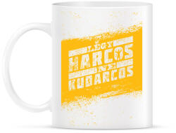 printfashion HARCOS póló - Bögre - Fehér (14150556)