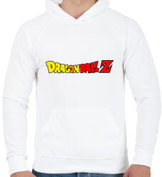 printfashion Dragonball Z logo - Férfi kapucnis pulóver - Fehér (2102354)