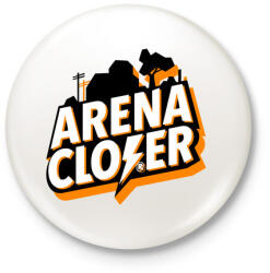 printfashion Fortnite Arena Closer - Kitűző, hűtőmágnes - Fehér (3081320)