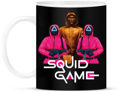printfashion Squid game - Nyerd meg az életed art 12 - Bögre - Fekete (5586700)