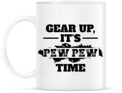 printfashion Pew pew time - Bögre - Fehér (15529324)