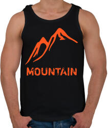 printfashion Mountain - Férfi atléta - Fekete (4614284)