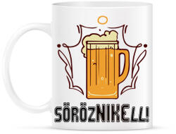 printfashion Sörözni kell - Bögre - Fehér (13872036)