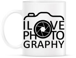 printfashion I love photography - Bögre - Fehér (7258034)