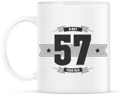 printfashion b-day-57-dark-lightgrey - Bögre - Fehér (790564)