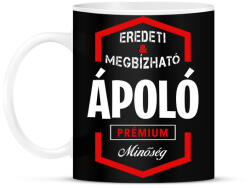 printfashion Ápoló prémium minőség - Bögre - Fekete (1432373)