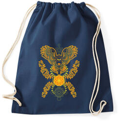 printfashion owl joga2 - Sportzsák, Tornazsák - Sötétkék (5365789)