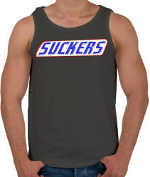 printfashion Suckers - Férfi atléta - Sötétszürke (2785233)