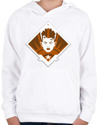 printfashion Apex Legends Bangalore Jelvény (Badge) - Gyerek kapucnis pulóver - Fehér (1307193)