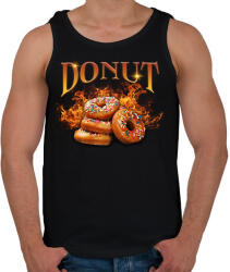 printfashion Donut - Férfi atléta - Fekete (16179740)