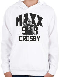 printfashion Maxx Crosby #98 - Gyerek kapucnis pulóver - Fehér (16676230)