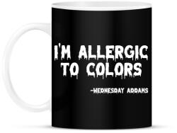printfashion Allergia a színekre - fehér - Bögre - Fekete (11547047)