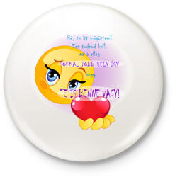 printfashion A világ jobb hely így - Kitűző, hűtőmágnes - Fehér (11674366)