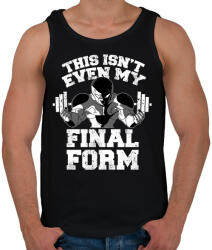 printfashion Ez még nem a végső formám - Férfi atléta - Fekete (217773)