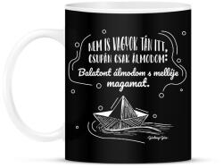 printfashion Gárdonyi Géza - Balaton - Bögre - Fekete (7345730)