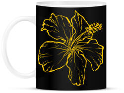 printfashion hibiscus - Bögre - Fekete (2271833)