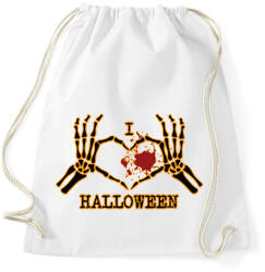 printfashion I love Halloween - Sportzsák, Tornazsák - Fehér (8753353)
