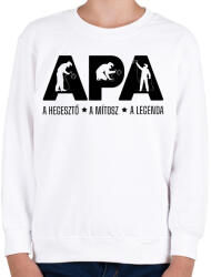 printfashion Apa - hegesztő - Gyerek pulóver - Fehér (13729224)