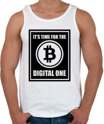 printfashion Its-time-for-the-digital-one - Férfi atléta - Fehér (6055952)