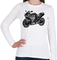 printfashion R1 - Női hosszú ujjú póló - Fehér (2846197)