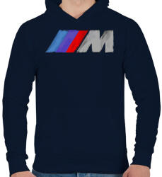 printfashion Motorsports - Férfi kapucnis pulóver - Sötétkék (973421)