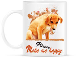 printfashion please make me happy - Bögre - Fehér (10345693)