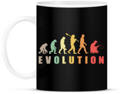 printfashion Hegesztő evolúció - Bögre - Fekete (13730893)