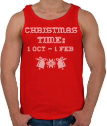 printfashion CHRISTMAS TIME 3 - Férfi atléta - Piros (9545298)