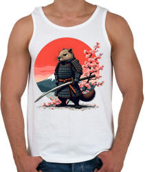 printfashion Samurai bober - Férfi atléta - Fehér (16508136)
