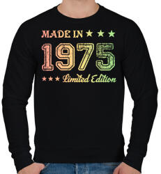 printfashion 1975 - Férfi pulóver - Fekete (6165572)