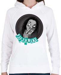 printfashion FiftyNine zombi - Női kapucnis pulóver - Fehér (366886)