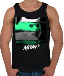 printfashion Mivan? - Férfi atléta - Fekete (13151743)