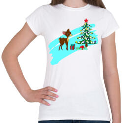 printfashion Karácsony1 - Női póló - Fehér (10869406)