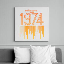 printfashion 1974 - Vászonkép - Fehér (12537565)