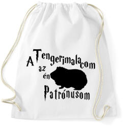 printfashion A Tengerimalacom az én Patrónusom - Sportzsák, Tornazsák - Fehér (16498994)
