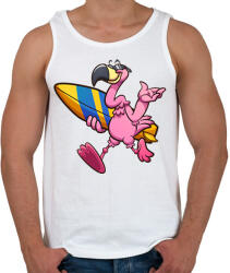 printfashion flamingo - Férfi atléta - Fehér (16159195)
