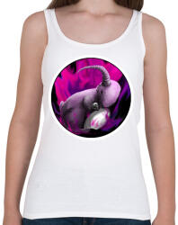 printfashion Kecskenyúl koponyával - Női atléta - Fehér (2028666)