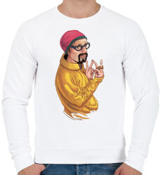 printfashion Ali G - Férfi pulóver - Fehér (2231195)