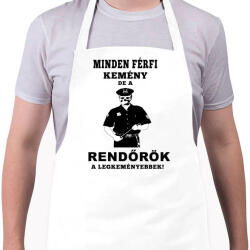 printfashion RENDŐRNEK - Kötény - Fehér (4906533)