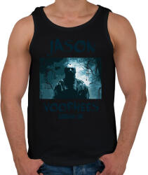 printfashion Jason Voorhees kék - Férfi atléta - Fekete (14210524)