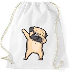 printfashion Dab francia bulldog - Sportzsák, Tornazsák - Fehér (5420352)